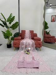 Pretty Pink Jimmy Choo Beautiful Designer Saree