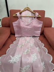 Pretty Pink Jimmy Choo Beautiful Designer Saree