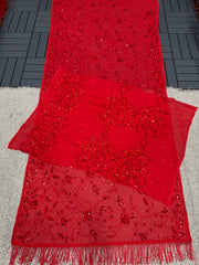 Party-wear Bollywood Style Sequence & Embroidery Work Saree