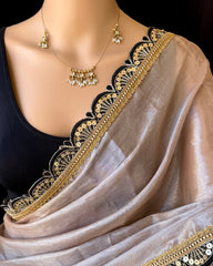 Beautiful Festive Special Cotton Tissue Silk Saree