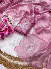 Jimmy Choo Barbery Beautiful Thread & Sequence Work Saree