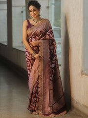 Beautiful Nita Ambani Inspired Banarsi Katan Silk Saree