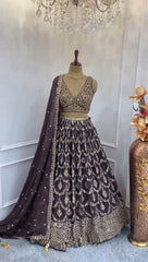 Trending Georgette Sequence & Embroidery Work Lehenga Choli