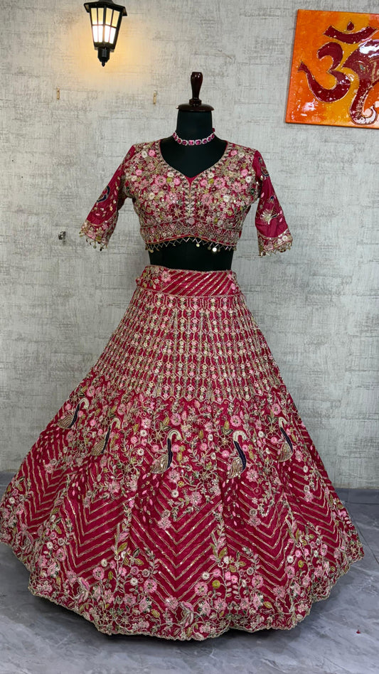 Engagement Special Twinkle Silk Coding Sequence Work Lehenga Choli