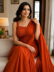 Beautiful Rangoli Crush Saree