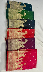 Beautiful Soft Silk Hand Bandhej Saree