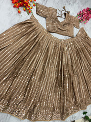 Bride's Reception Special Karishma Silk Embellished With Beautiful & Embroidery Work Lehenga Choli