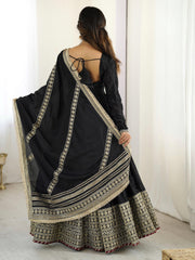 Trending Chinon Silk Thread With Sequence Work Gown