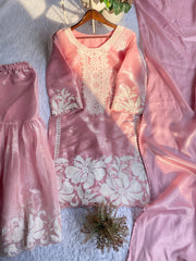 Party-wear Jimmy Choo Sequence Embroidery Work Suit