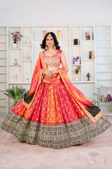 Trending Sunshine Printed Embroidered Lehenga Choli