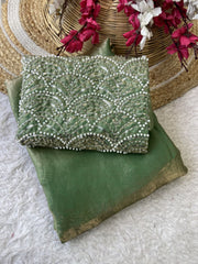 Bollywood Style  Designer Brits Cut Dena Work Saree