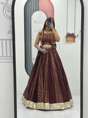 Navratri Special Cotton Ajarkh Printed Lehenga Choli