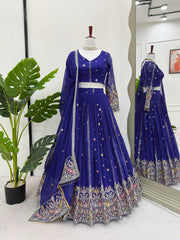 Beautiful Georgette Thread & Sequence Work Lehenga Choli