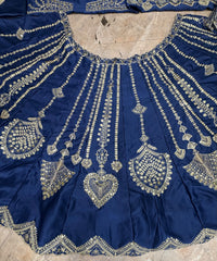 Beautiful Diamond Silk Coding Embroidery & Sequence Work Lehenga Choli
