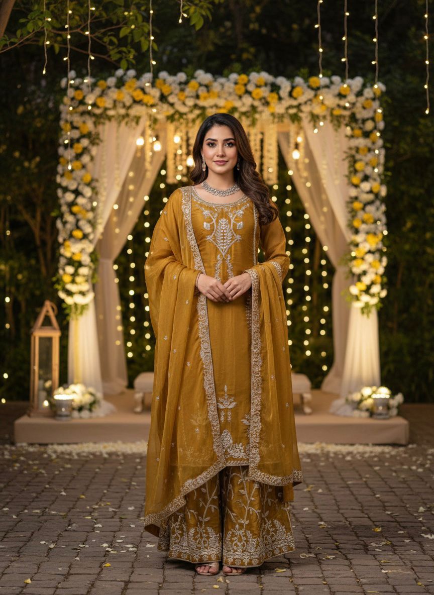 Party-wear Jimmy Choo Thread With Sequence Work Salwar Suit