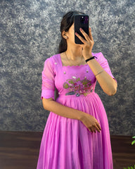 Festival Special Pure Soft Kota Doriya Gown