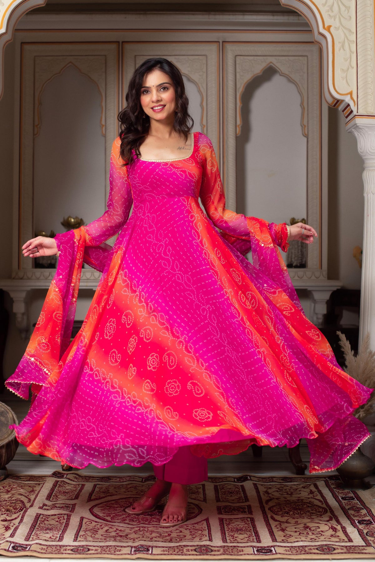 Festive Special Georgette Digital Printed Gown