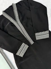 Elegant Premium Glass Fabric Thread Work Salwar Suit