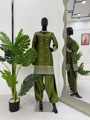 Beautiful Designer Japan Satin Silk Dress