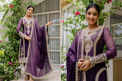 Designer Embroidery Sequence Work Salwar Suit