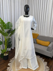 Eid Special Natural Crepe Breats Work Lace Border Suit