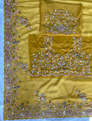 Wedding Special Party-wear Soft Star Georgette Saree