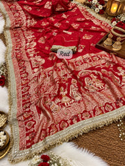 Karwachauth Special Dola Silk Viscose Weaving Saree
