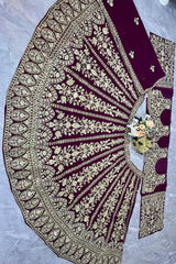 Attritive Embroidery Real mirror Work Lehenga Choli