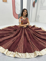 Navratri Special Cotton Ajarkh Printed Lehenga Choli