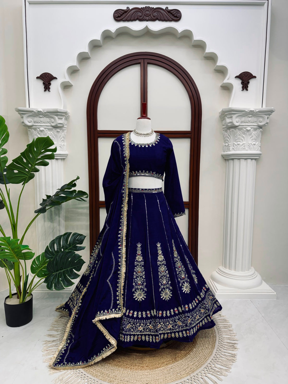 Elegant Designer Full Stitched Sequence Work Lehenga Choli