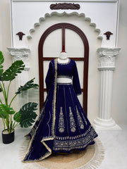 Elegant Designer Full Stitched Sequence Work Lehenga Choli