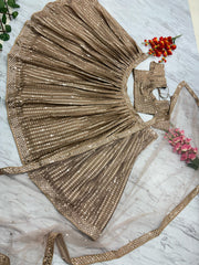 Bride's Reception Special Karishma Silk Embellished With Beautiful & Embroidery Work Lehenga Choli