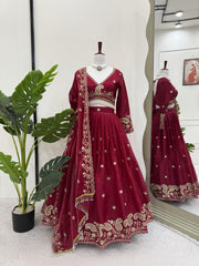 Trending Jimmy Choo Thread With Sequence Work Lehenga Choli
