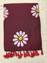 Beautiful Khadi Cotton Handlooms Printed Saree
