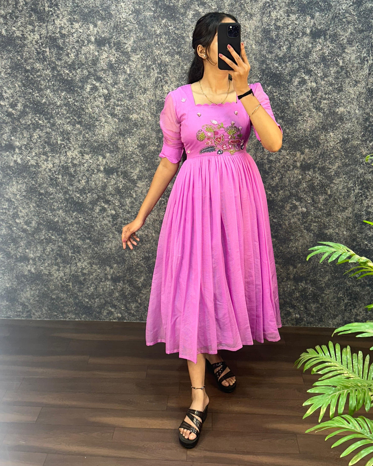 Festival Special Pure Soft Kota Doriya Gown
