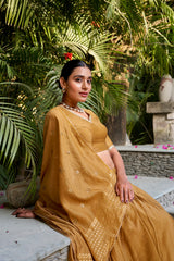 Beautiful Pure Chanderi Zari Weaving Work Lehenga Choli