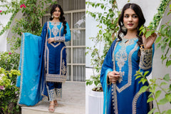 Designer Embroidery Sequence Work Salwar Suit