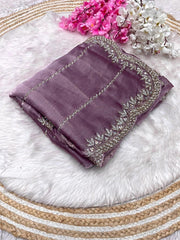Party-wear Jimmy Choo Khatli Cut Dana Handwork Saree