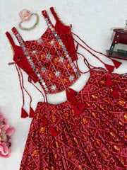 Navratri Special Rayon Digital Printed Lehenga Choli With Koti