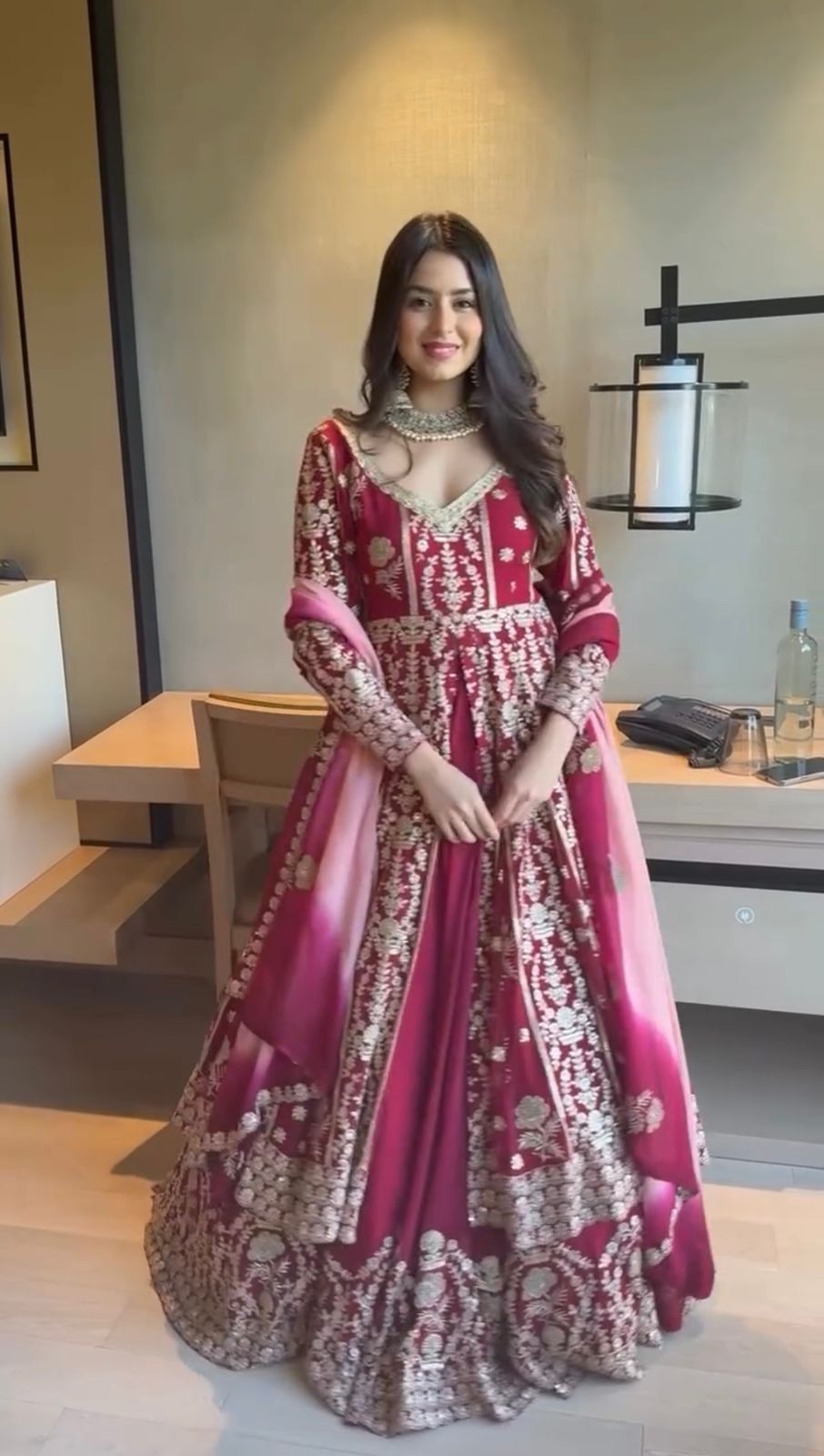 Beautiful Festive Wear Georgette Thread With Sequence Lehenga