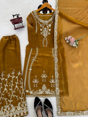 Party-wear Jimmy Choo Thread With Sequence Work Salwar Suit