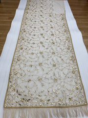 Party-wear Bollywood Style Sequence & Thread Embroidery Work Saree