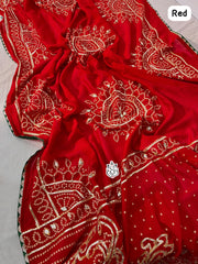 Beautiful Traditional vhichtra silk Saree