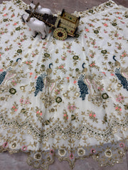 Party-wear Premium Butterfly Net Coding Sequence Work Lehenga Choli