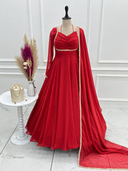 Festive Special Georgette Fancy Designer Anarkali Gown
