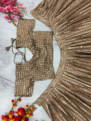 Bride's Reception Special Karishma Silk Embellished With Beautiful & Embroidery Work Lehenga Choli