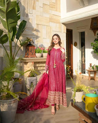 Party-wear Designer Georgette Embroidery Sequence Work Gown