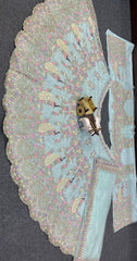 Beautiful Soft Butterfly Net Coding & Sequence Work Lehenga Choli