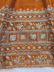 Wedding Wear Japan Satin With Thread Sequin Work Lehenga Choli