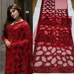 Bollywood Blockbuster Net Sequence Designer Saree